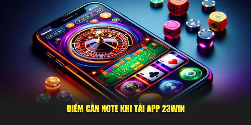 Điểm cần note khi tải app 23Win